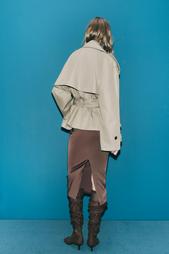 ZW COLLECTION SHORT TRENCH COAT