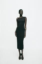 DRESS WITH METAL APPLIQUÉ