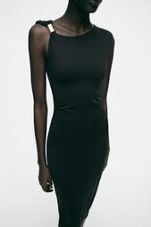 DRESS WITH METAL APPLIQUÉ