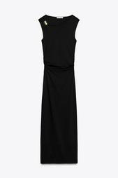 DRESS WITH METAL APPLIQUÉ