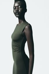 DRESS WITH METAL APPLIQUÉ