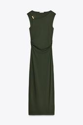 DRESS WITH METAL APPLIQUÉ