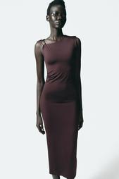 DRESS WITH METAL APPLIQUÉ