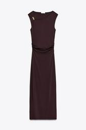 DRESS WITH METAL APPLIQUÉ