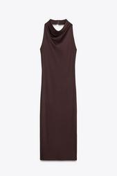 HALTER MIDI DRESS