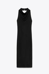 HALTER MIDI DRESS