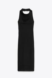 HALTER MIDI DRESS