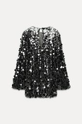 SEQUINNED SHORT DRESS