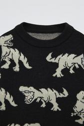 DINOSAUR KNIT SWEATER