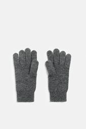 WOOL AND CASHMERE KNITTED GLOVES