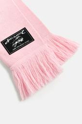 FRINGED KNIT SCARF