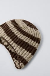 STRIPED KNITTED HAT