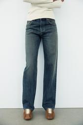 TRF STRAIGHT-LEG MID-RISE JEANS