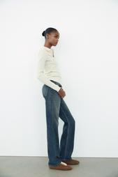 TRF STRAIGHT-LEG MID-RISE JEANS