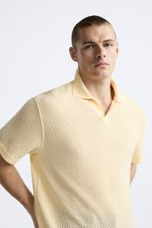 TEXTURED POLO SHIRT