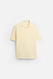 TEXTURED POLO SHIRT