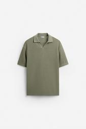 TEXTURED POLO SHIRT