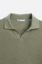 TEXTURED POLO SHIRT