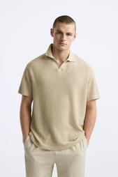 TEXTURED POLO SHIRT