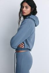 CROPPED INTERLOCK SWEATSHIRT