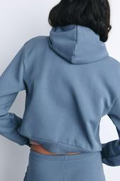 CROPPED INTERLOCK SWEATSHIRT