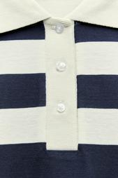 STRIPED HEAVY COTTON POLO SHIRT