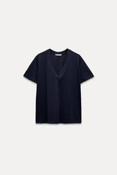 ENZYME-WASHED COTTON T-SHIRT