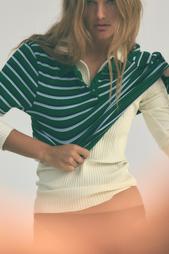 STRIPED POLO T-SHIRT