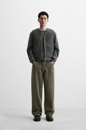 RELAXED FIT CORDUROY TROUSERS