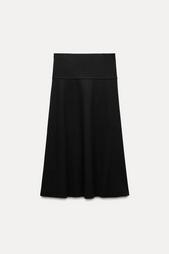 SOFT VOLUMINOUS MIDI SKIRT