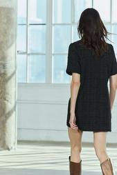 ZW COLLECTION SHORT TEXTURED DRESS