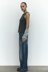 RELAXED OVERSIZE TAPERED HIGH-WAIST JEANS