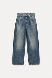 RELAXED OVERSIZE TAPERED HIGH-WAIST JEANS