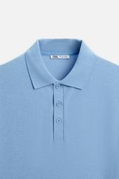 BOUCLÉ TEXTURED POLO SHIRT