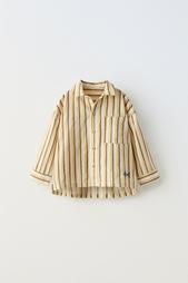 STRIPED EMBROIDERED SHIRT