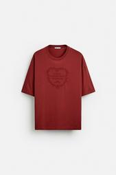 WASHED EMBROIDERED T-SHIRT