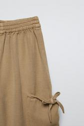 FLOWING TROUSERS WITH BOWS