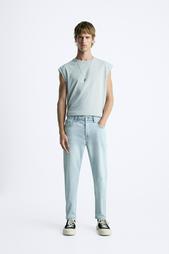 SLIM FIT CROPPED JEANS