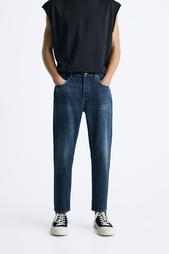 SLIM FIT CROPPED JEANS