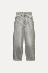 MID-RISE TAILORED BALLOON JEANS