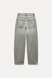 MID-RISE TAILORED BALLOON JEANS