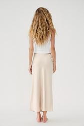 SATIN MIDI SKIRT