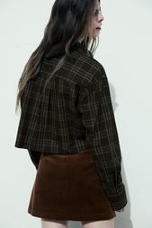 CROPPED CHECK SHIRT