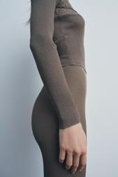 KNIT FUSEAU LEGGINGS