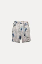 ZW COLLECTION PRINTED BERMUDA SHORTS