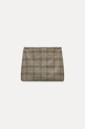 ZW COLLECTION SHORT CHECK SKIRT