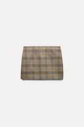 ZW COLLECTION SHORT CHECK SKIRT