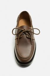 LEATHER DECK SHOES