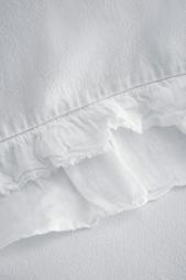 LINEN RUFFLE BEDSPREAD